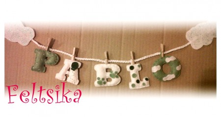Letras con relieve- 3 € cada letra